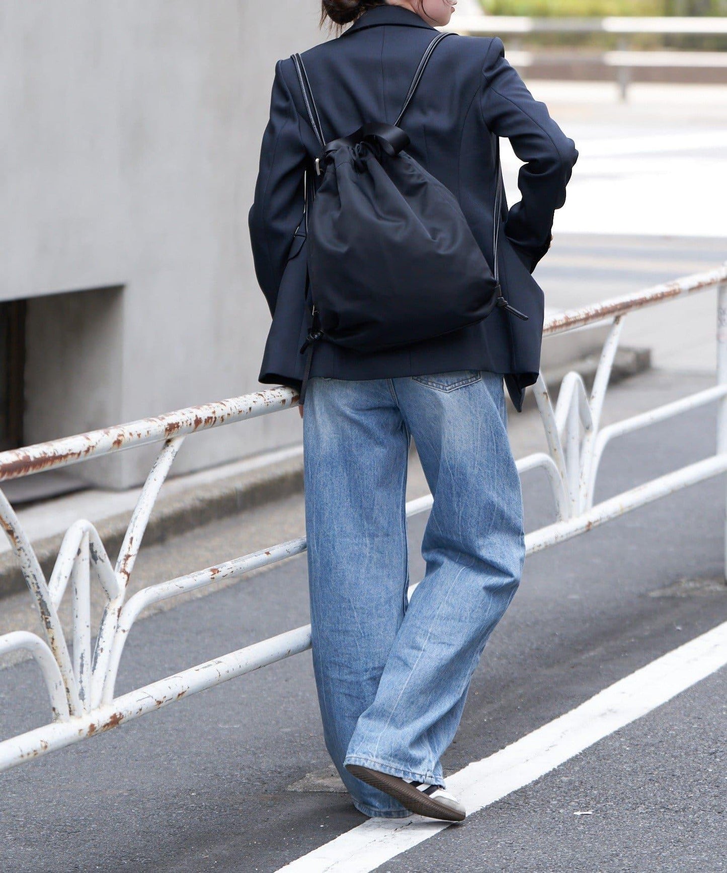 【PAL CLOSET限定商品】帶肩帶尼龍束口揹包