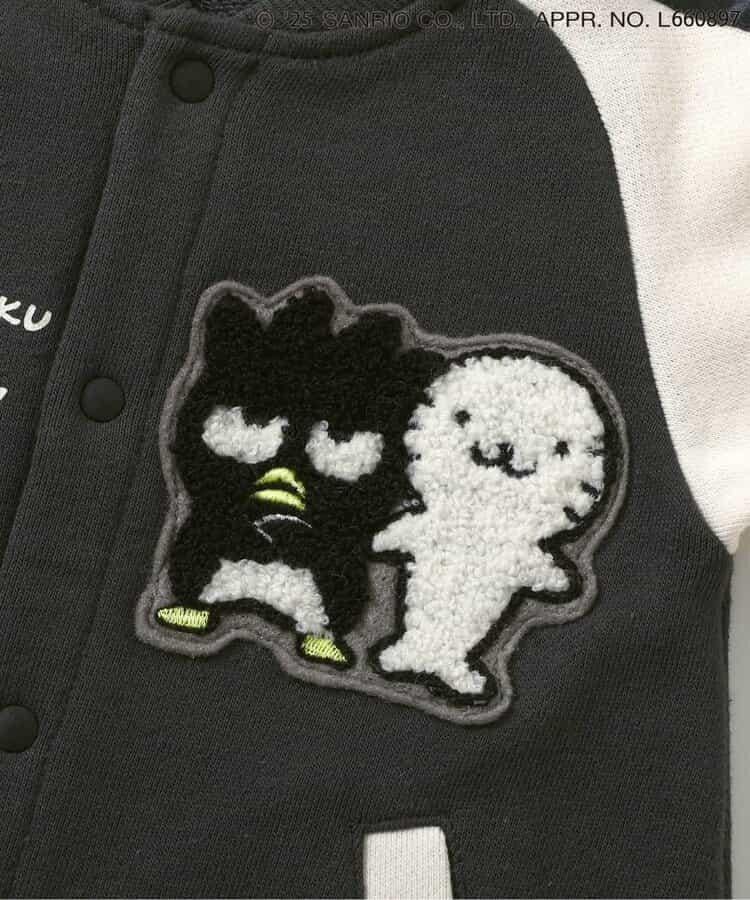 【リンク】《三麗歐》/棒球夾克風連體衣