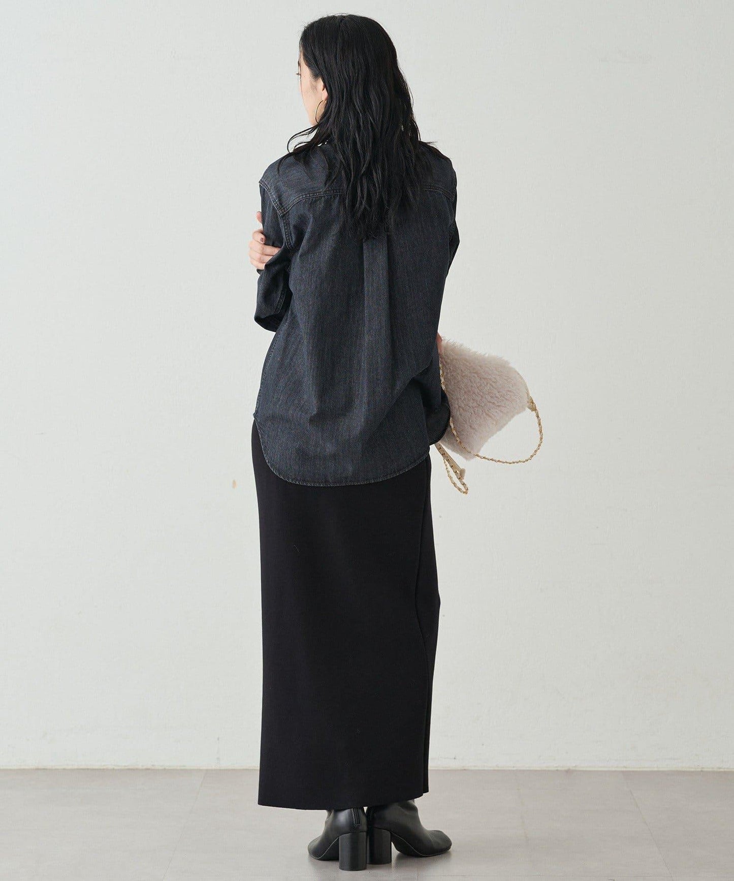 【20週年限定】牛仔蝴蝶結領襯衫