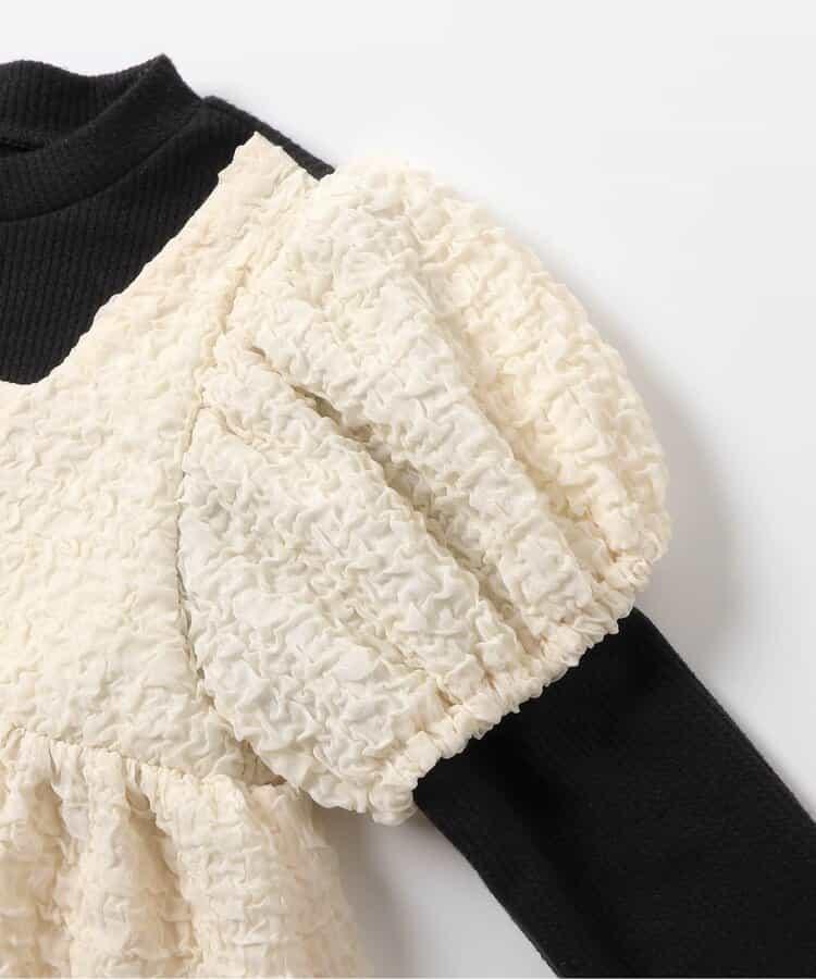 蝴蝶結後綁帶荷葉邊套裝_apres les cours ma cherie