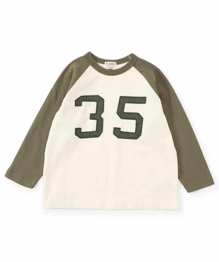 數字印花AP插肩袖T恤