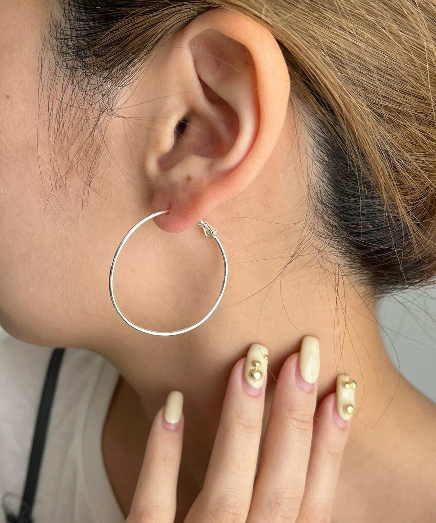 〈GOLDY/ゴール迪〉2WAY旋轉耳環