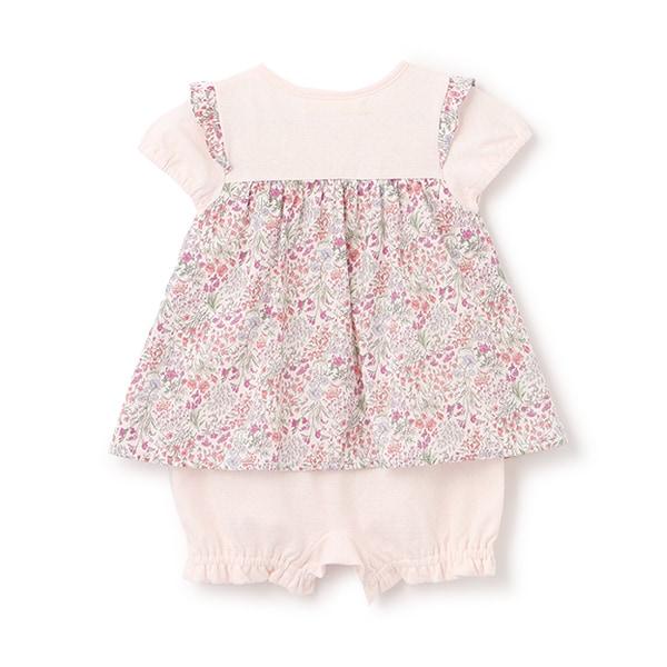 小花圖案短款連體衣