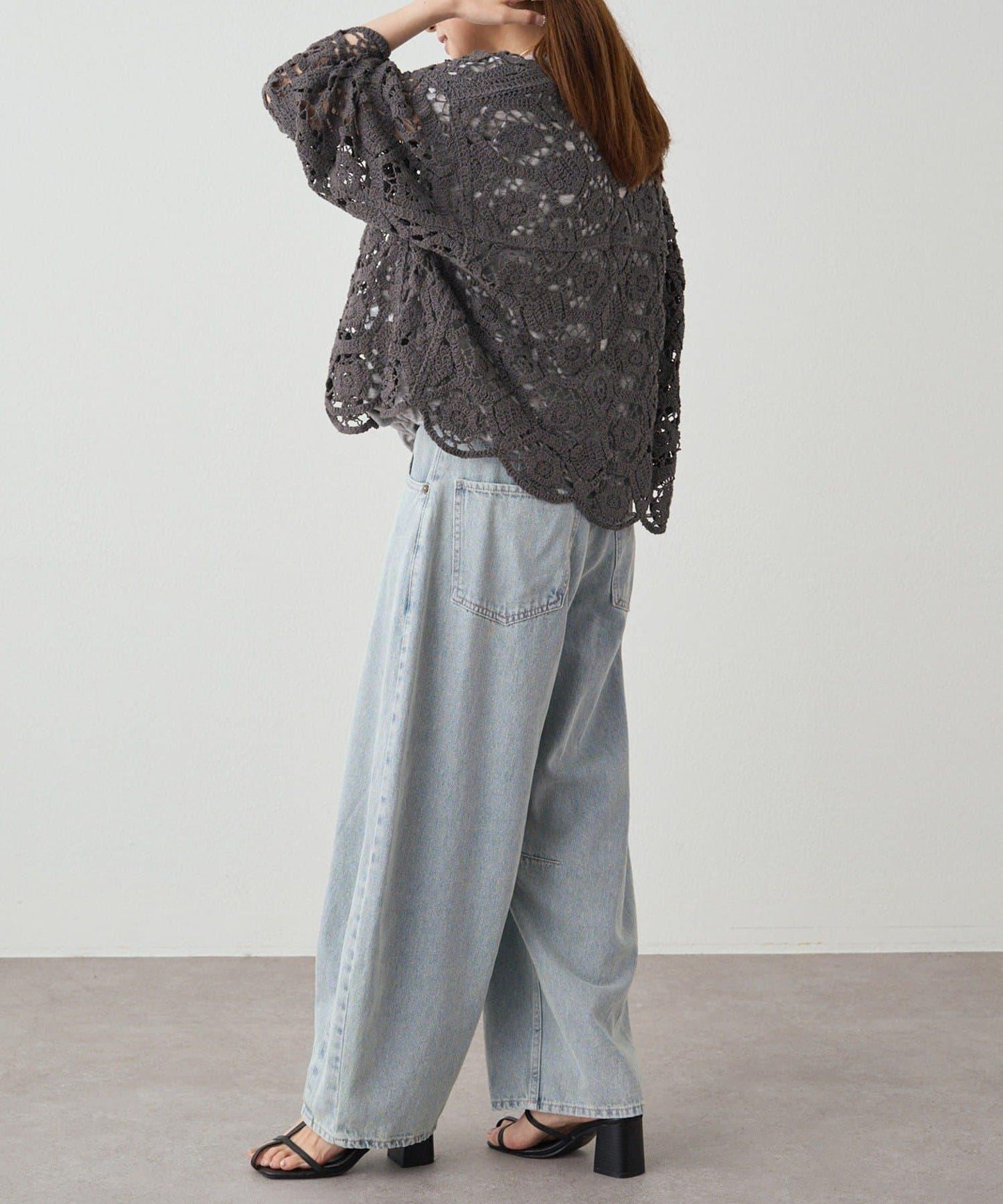 【25AW】鉤針編織風開衫