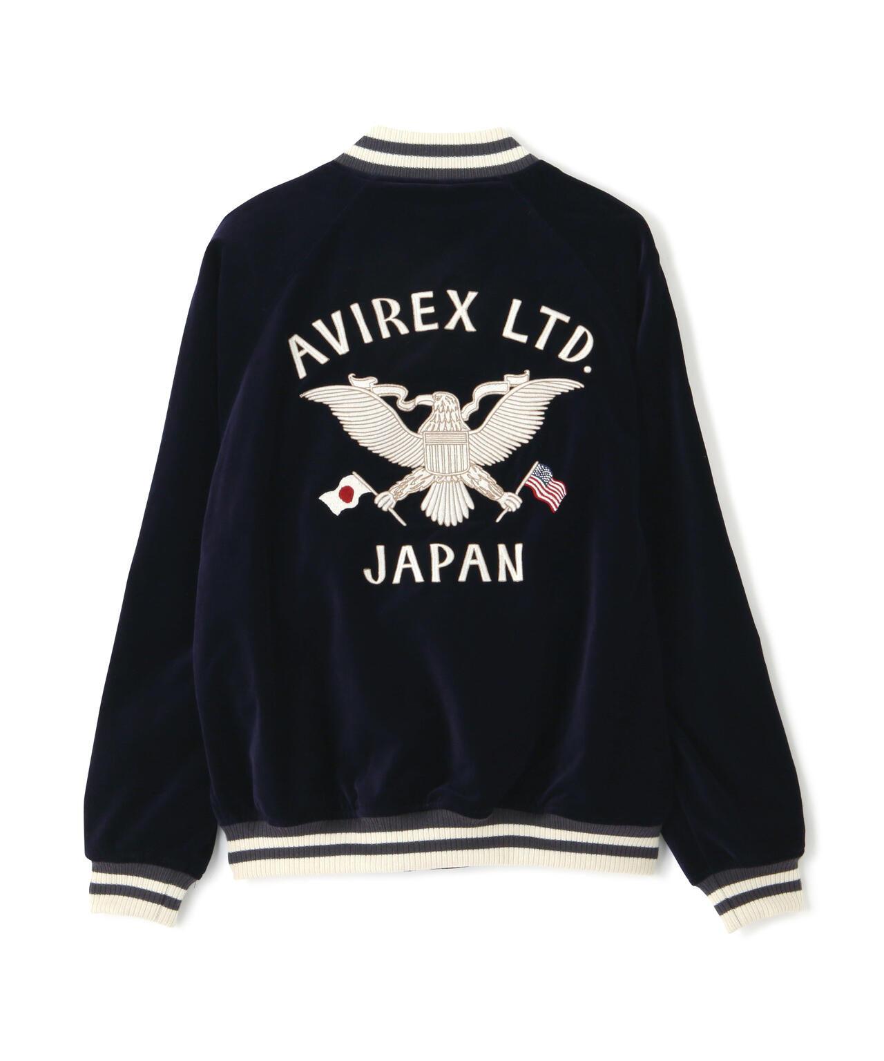 《SOUVENIR COLLECTION》仿舊絲絨橫須賀夾克