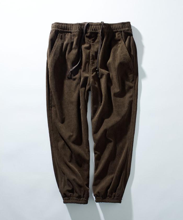 燈芯絨休閒束腳褲