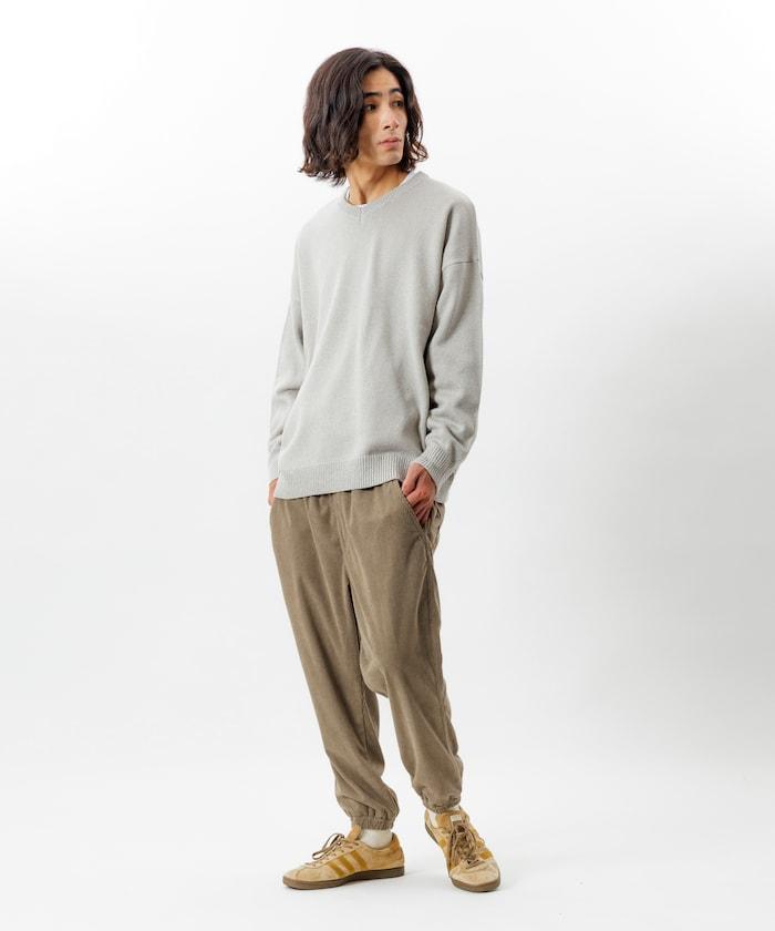 燈芯絨休閒束腳褲