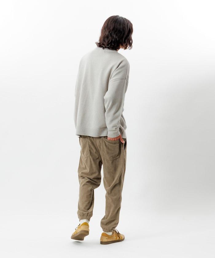 燈芯絨休閒束腳褲