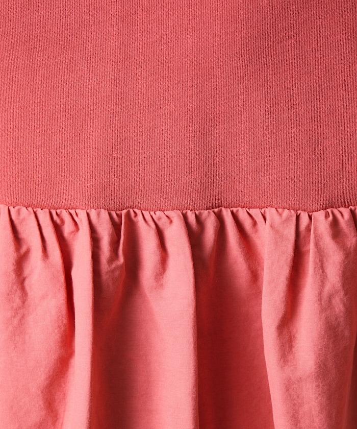 水洗工藝荷葉邊長袖上衣