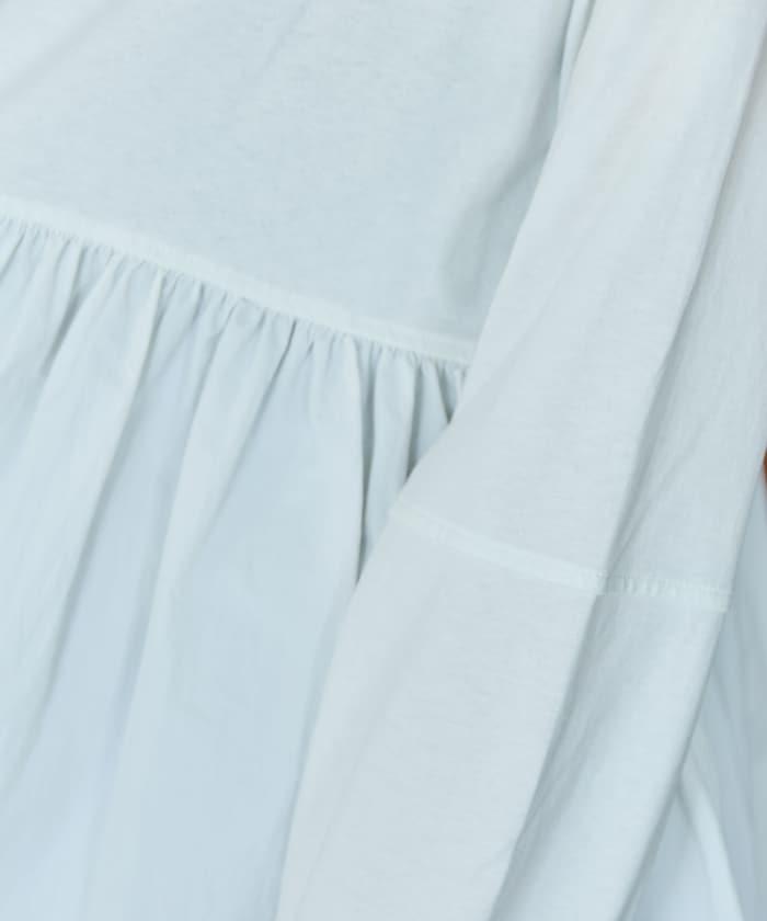 拼接布帛拼接層疊設計套頭衫