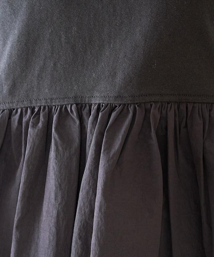 拼接布帛拼接層疊設計套頭衫