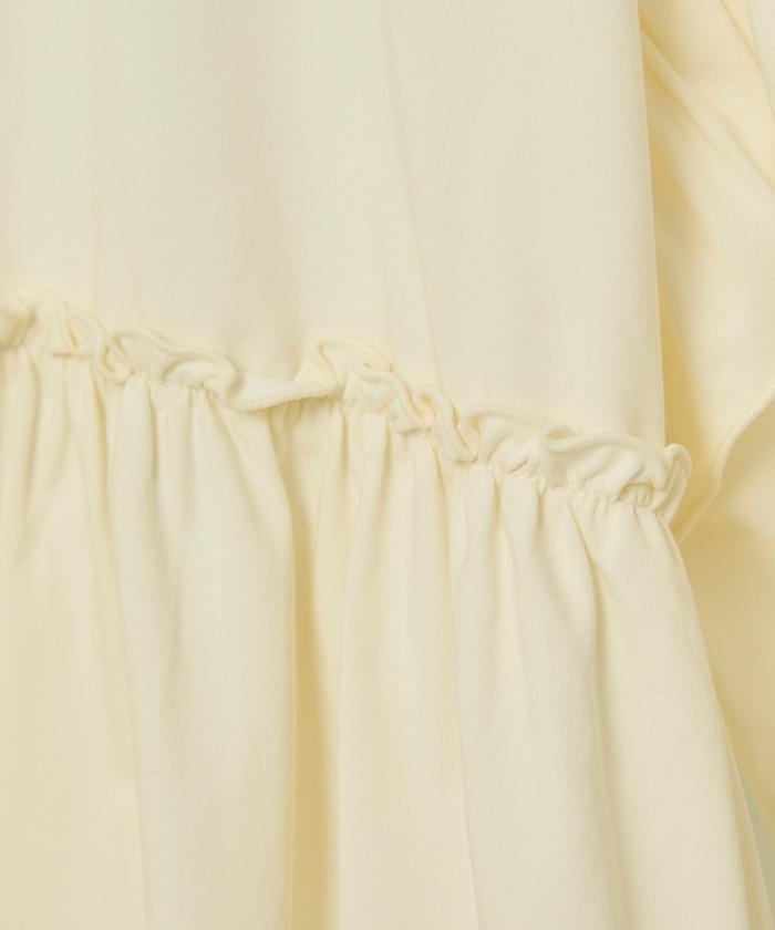 <UVカット>多功能七分袖荷葉邊T恤