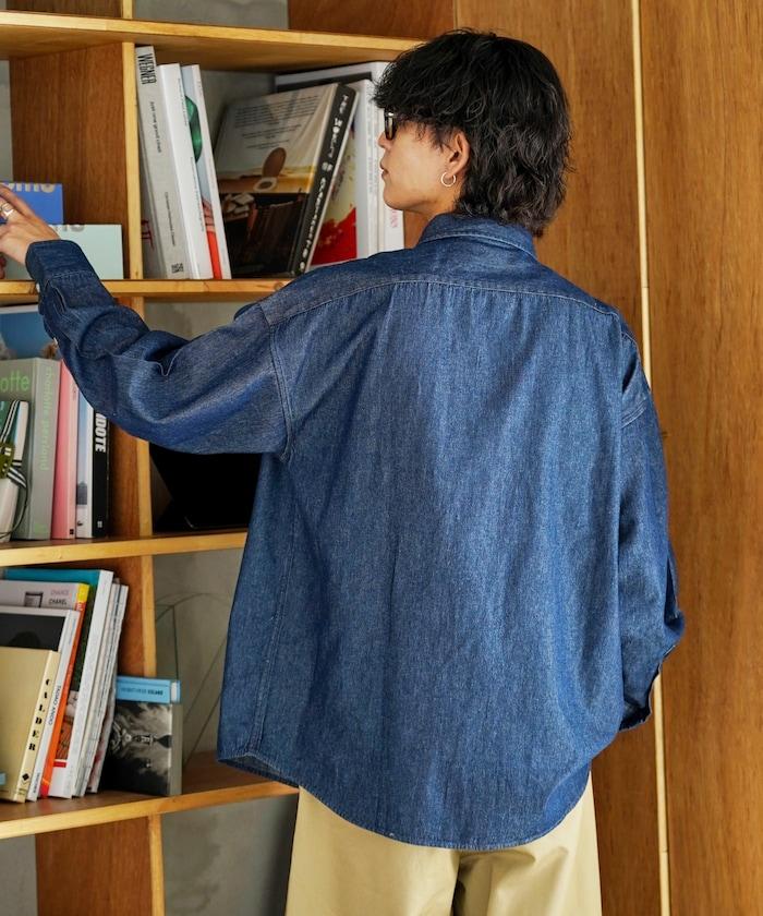 特別單點刺繡牛仔襯衫