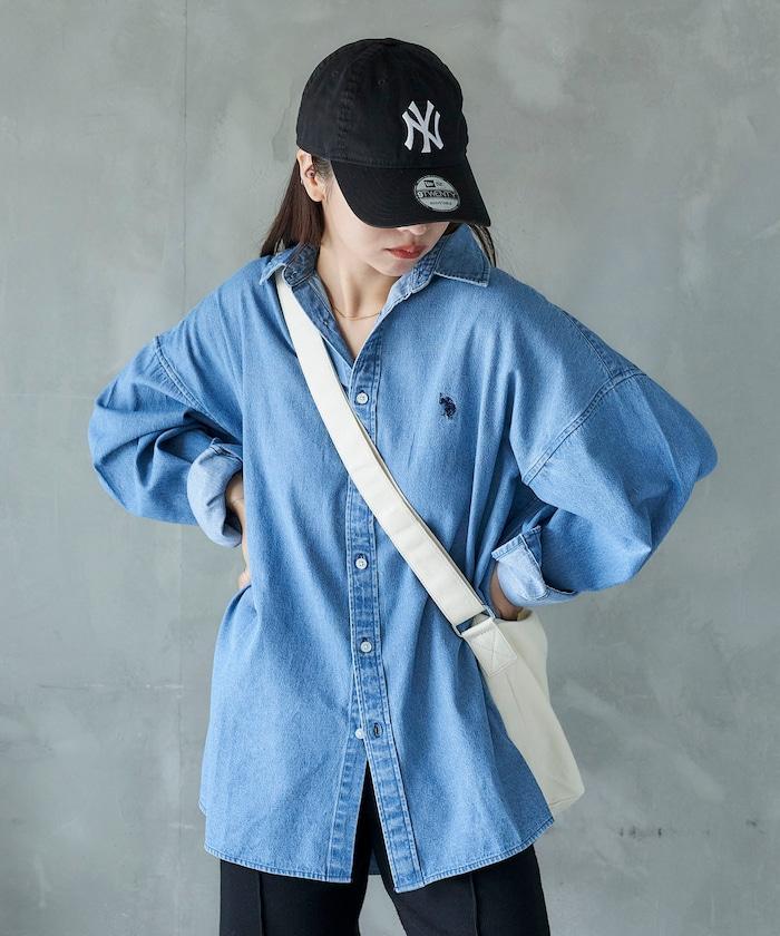特別單點刺繡牛仔襯衫