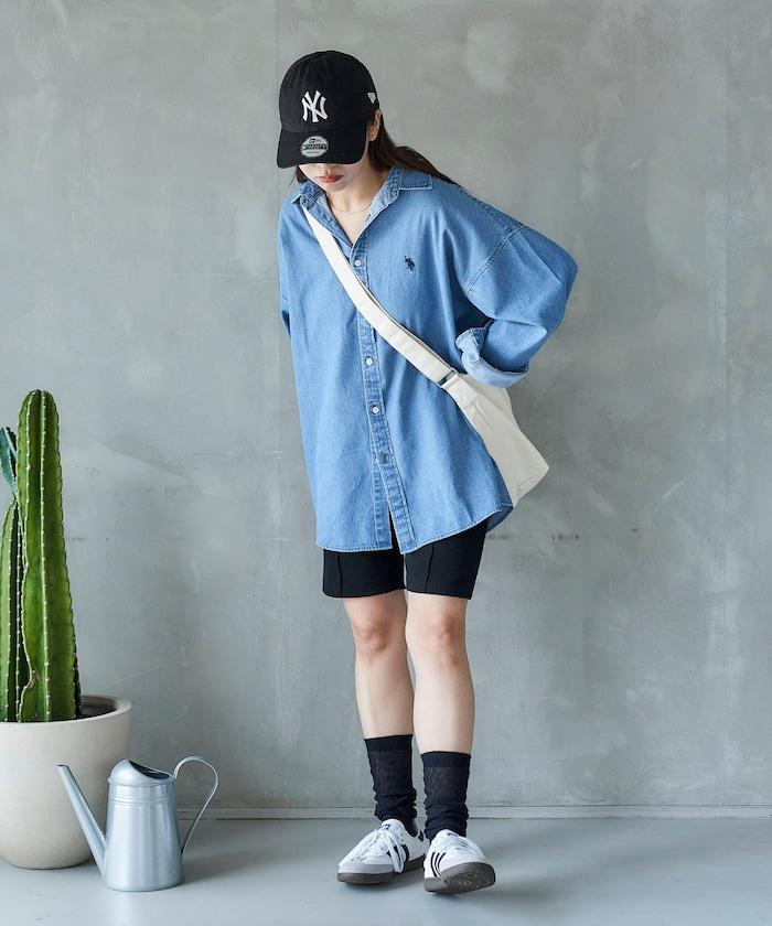 特別單點刺繡牛仔襯衫