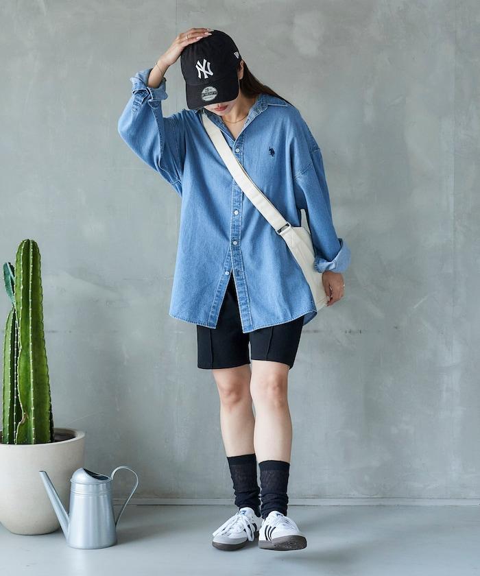 特別單點刺繡牛仔襯衫