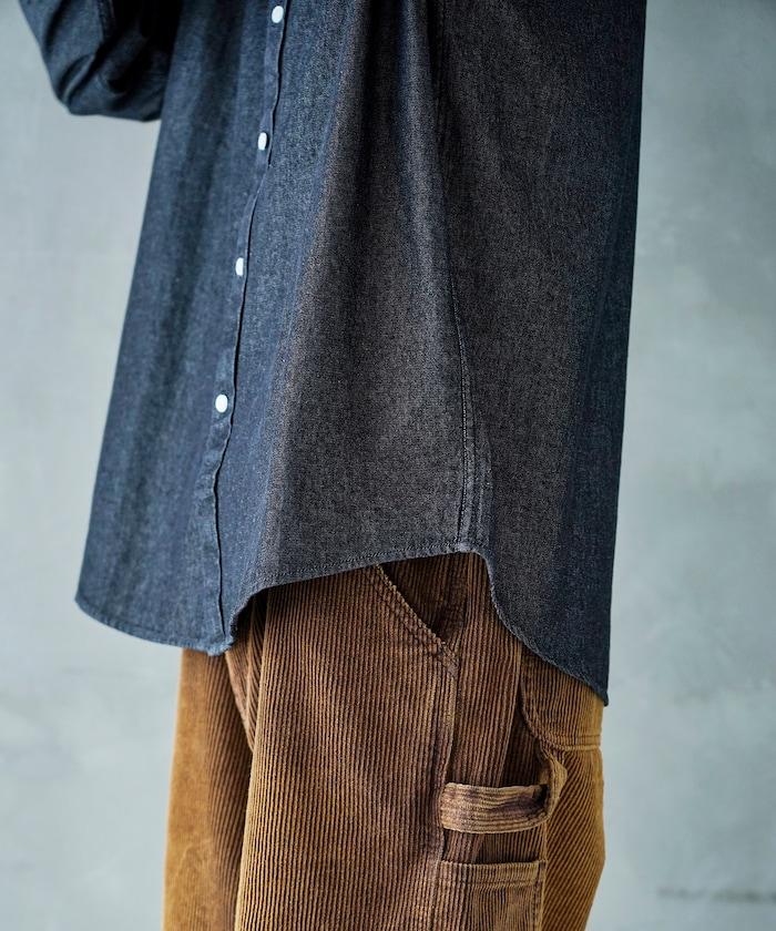 特別單點刺繡牛仔襯衫