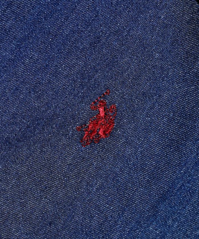 特別單點刺繡牛仔襯衫