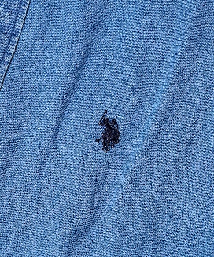 特別單點刺繡牛仔襯衫