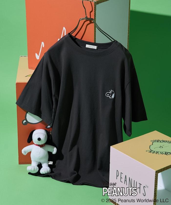 《PEANUTS》復古藝術印花T恤