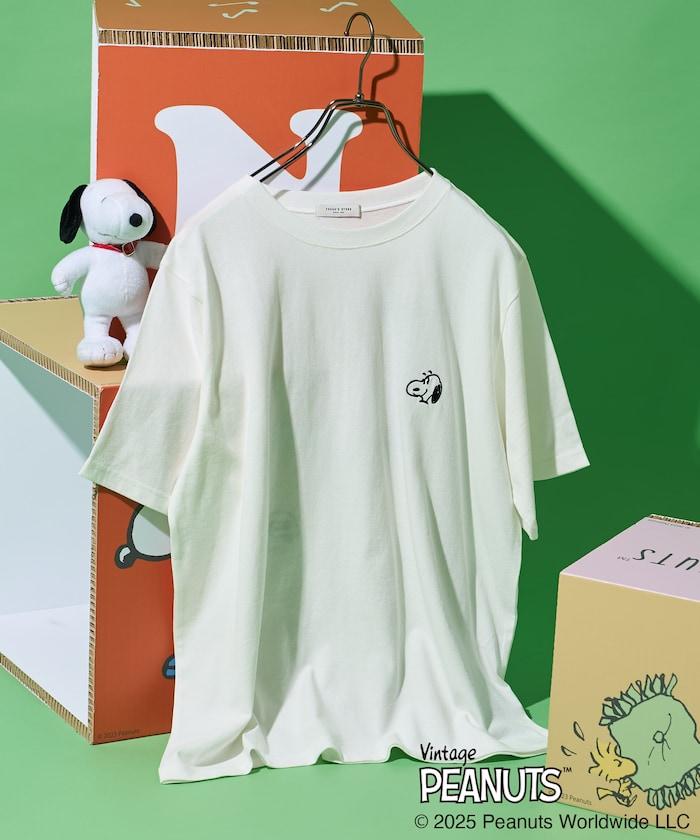 《PEANUTS》復古藝術印花T恤