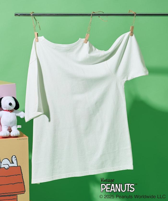 《PEANUTS》玩具照片印花T恤