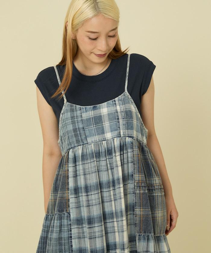 彩色羅紋無袖T恤