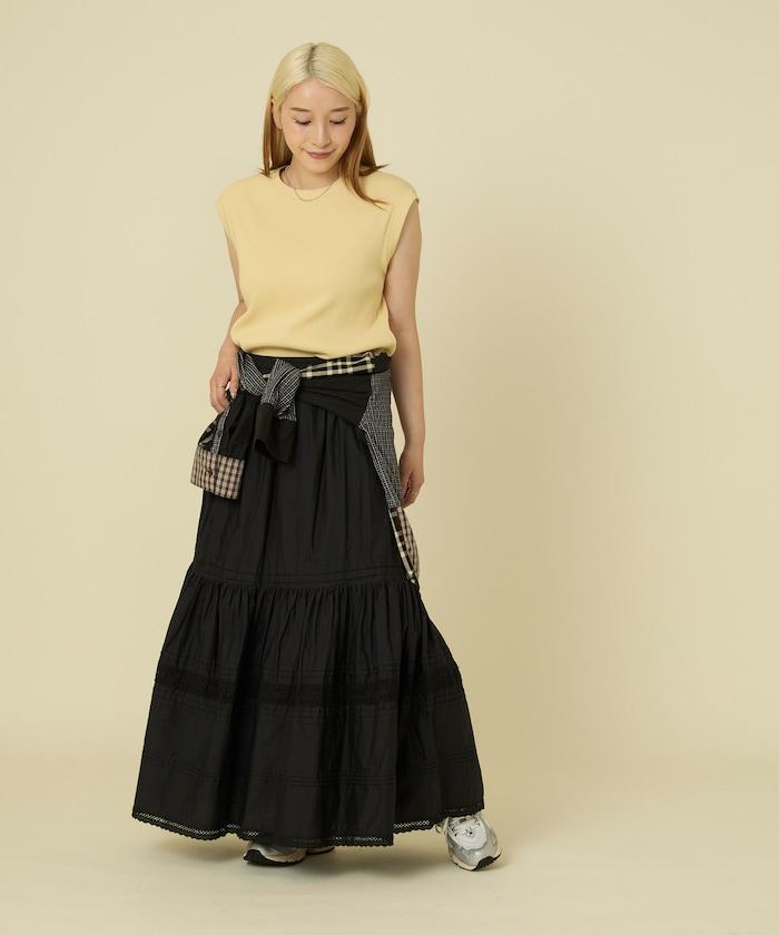 彩色羅紋無袖T恤