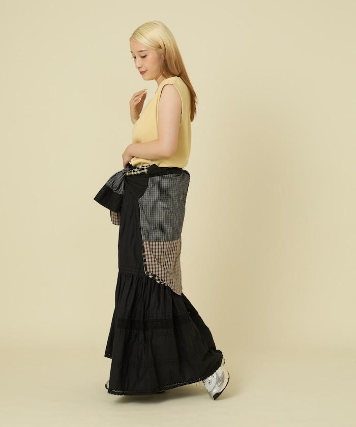 彩色羅紋無袖T恤