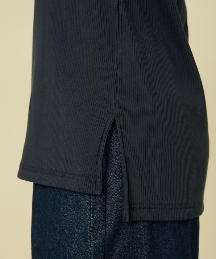 彩色羅紋無袖T恤