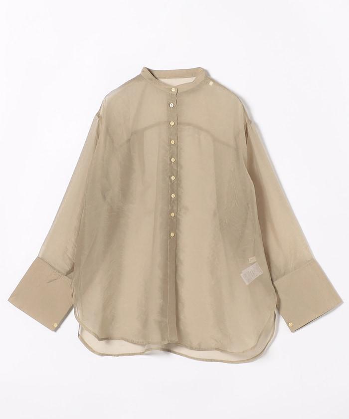 亮面輕薄皺褶襯衫