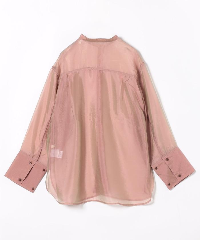 亮面輕薄皺褶襯衫