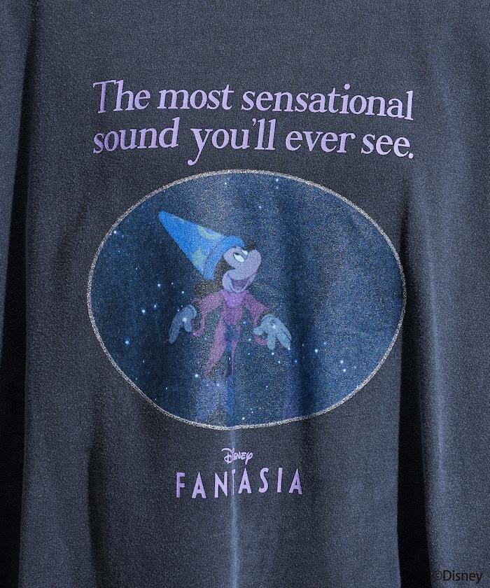 【DISNEY FANTASIA】 箔前印花長袖T恤