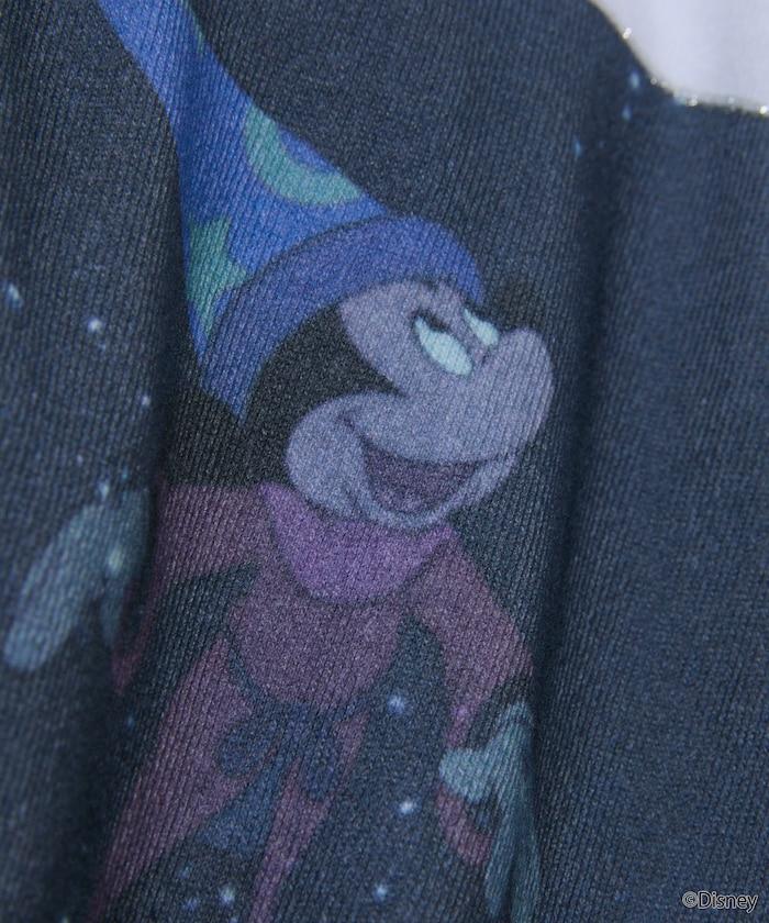 【DISNEY FANTASIA】 箔前印花長袖T恤