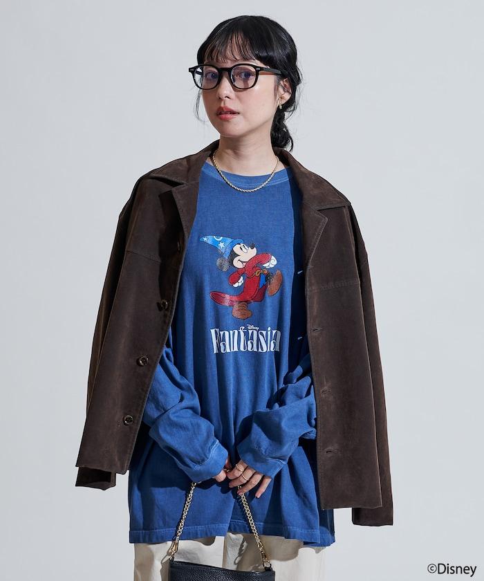 【DISNEY FANTASIA】大幅前印花長袖T恤