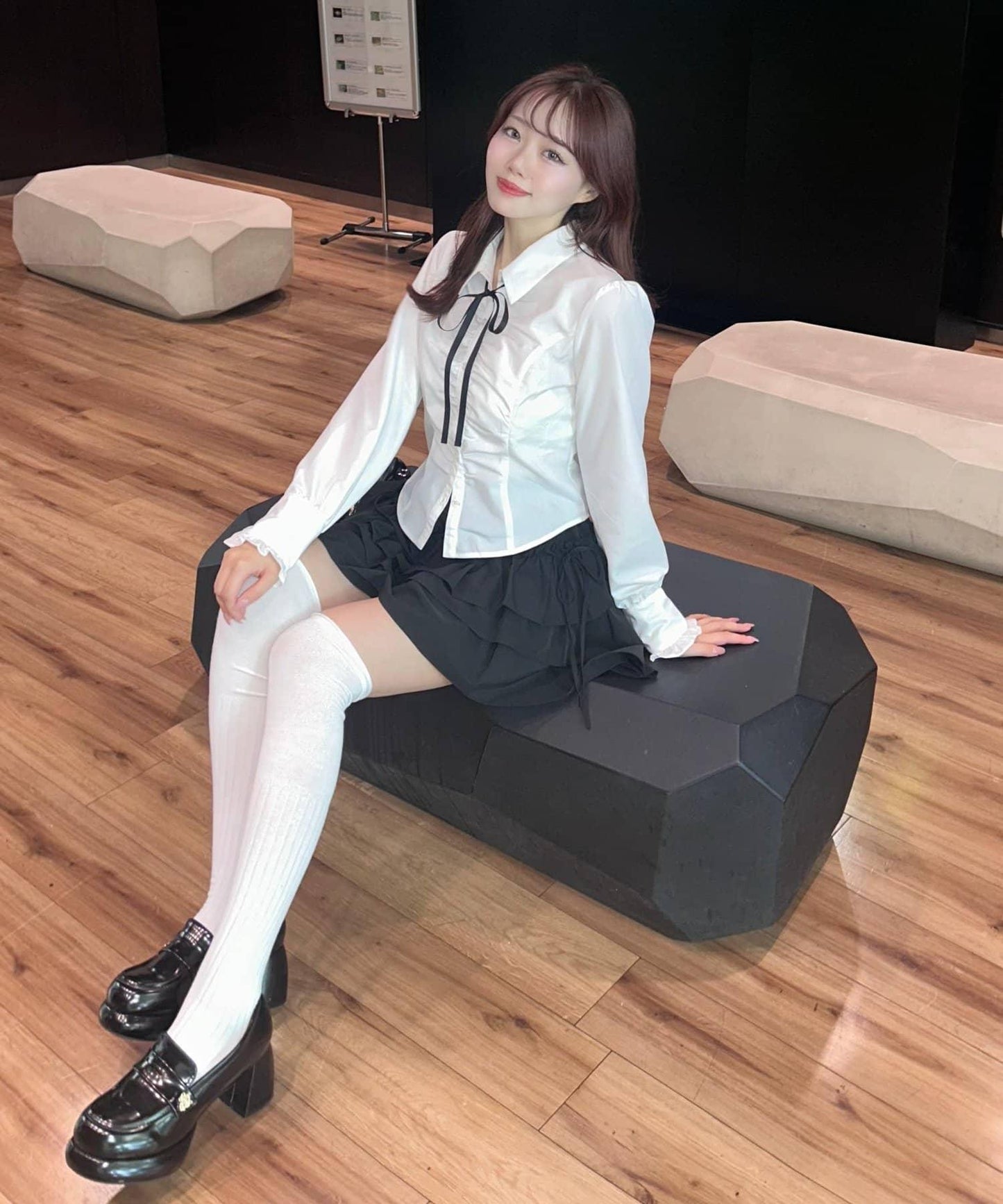 蝴蝶結襯衫