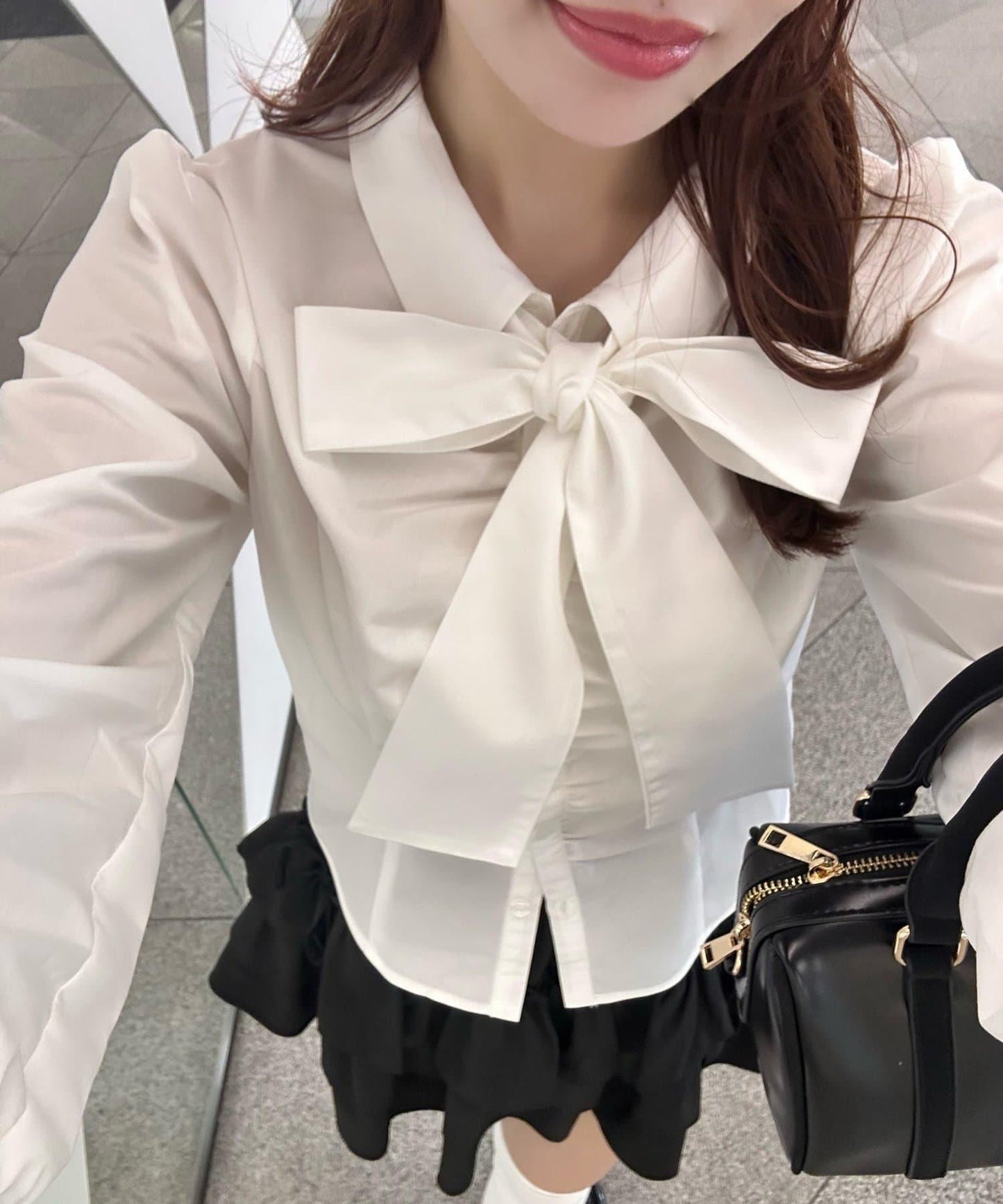 蝴蝶結襯衫