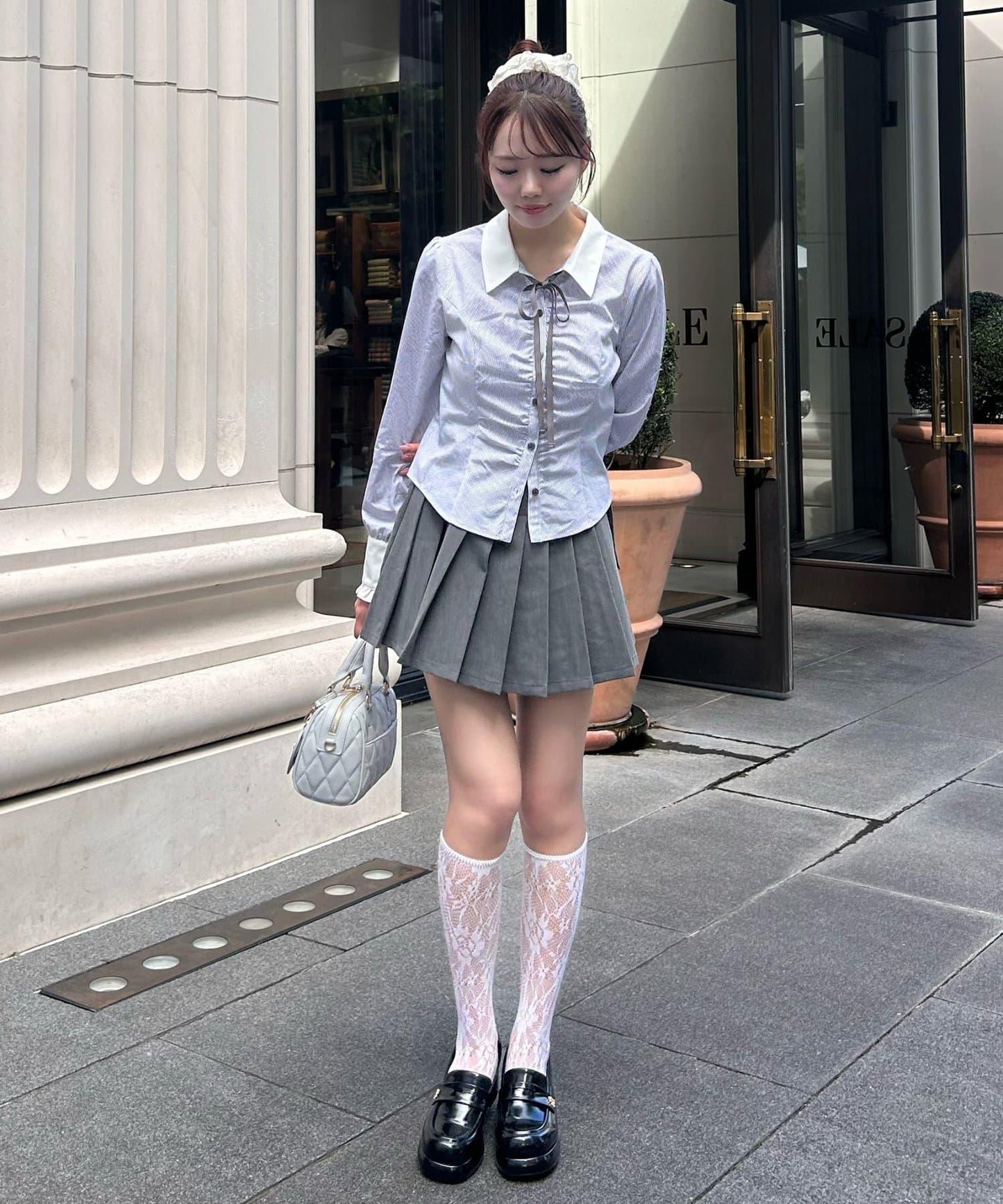 蝴蝶結襯衫