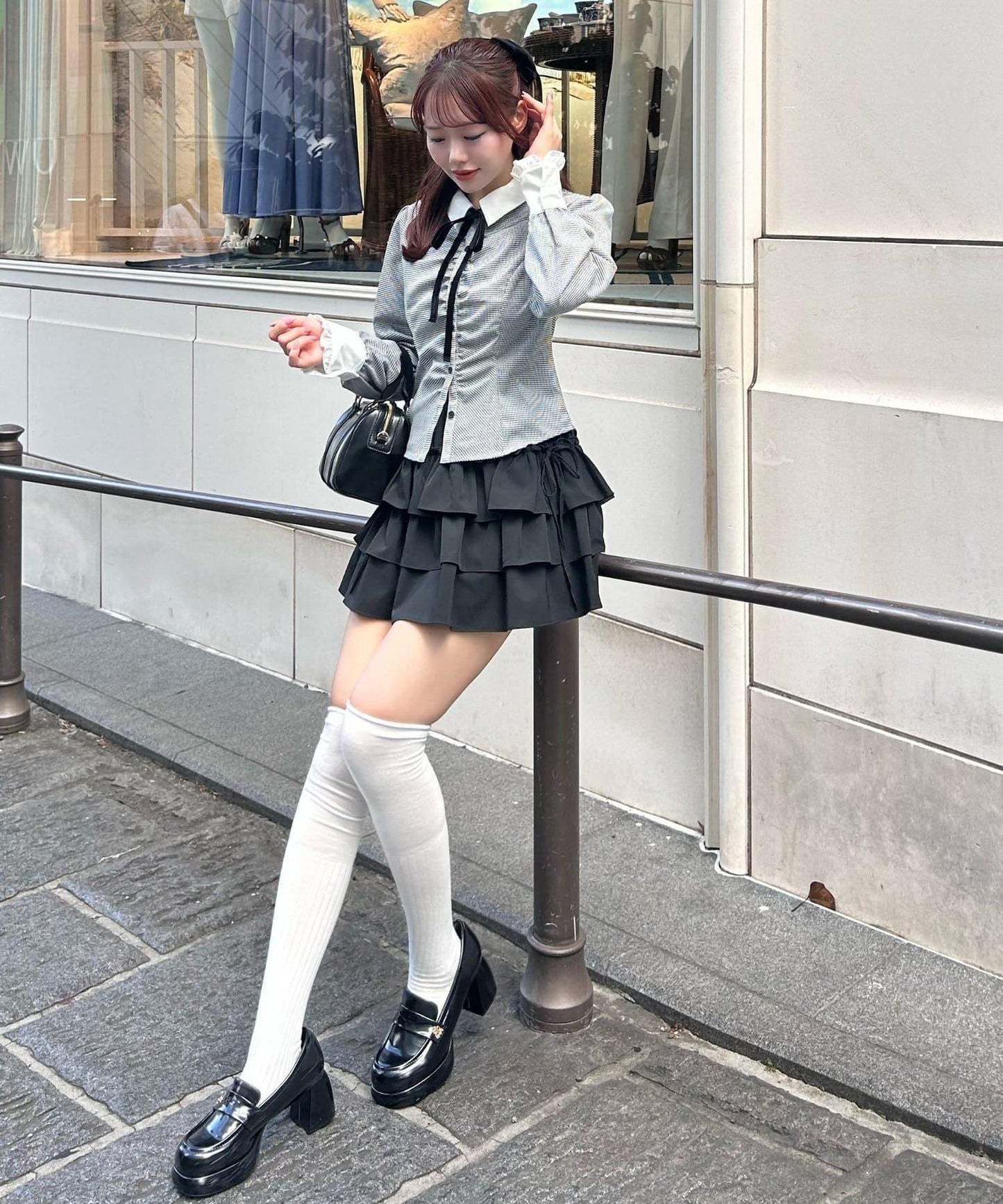 蝴蝶結襯衫