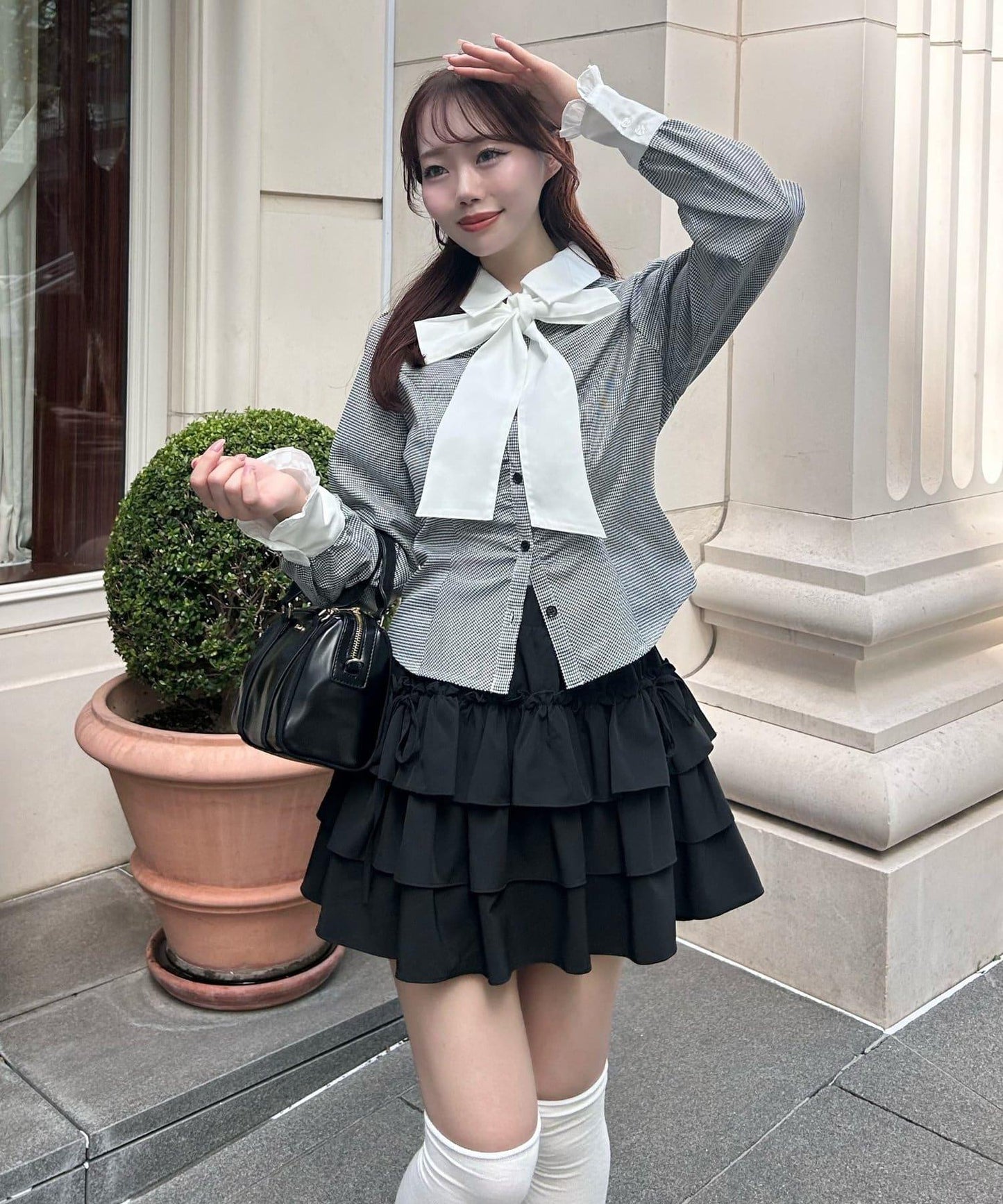 蝴蝶結襯衫