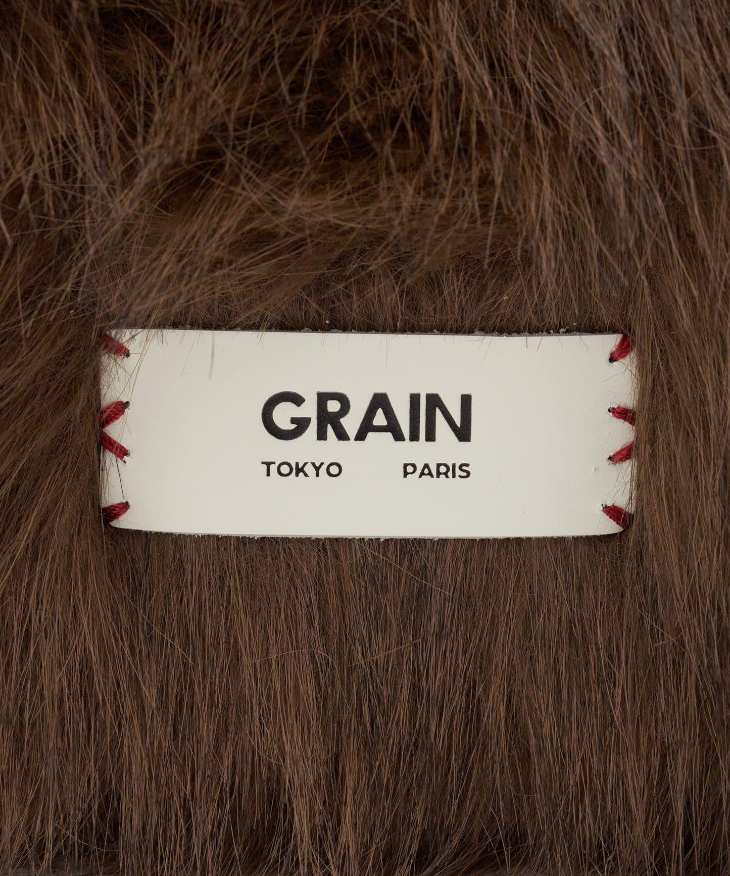 【GRAIN/穀物】2WAY仿毛手提包