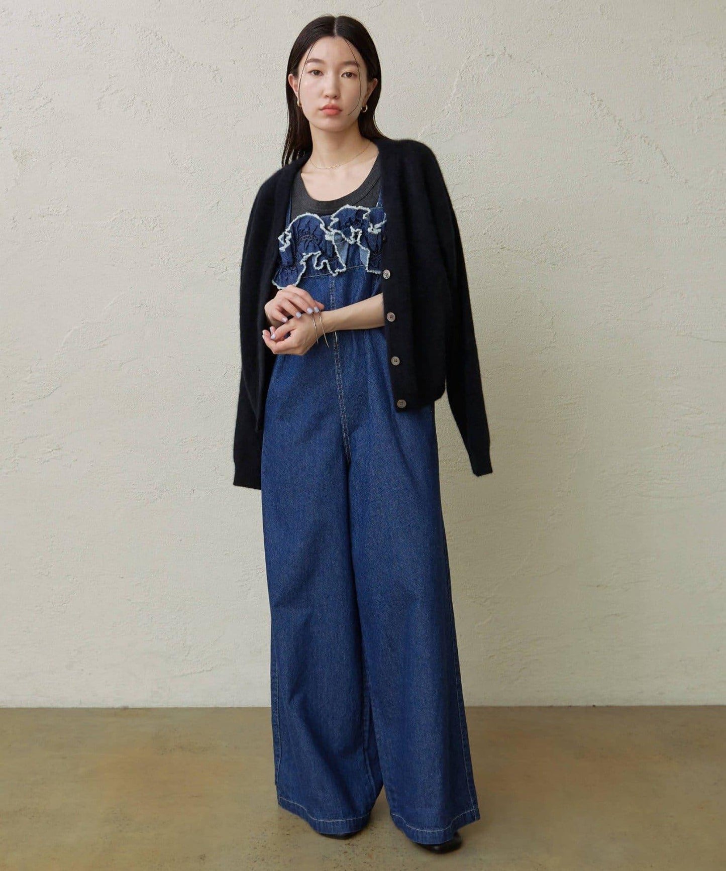 羊毛毛皮2WAY V領開衫