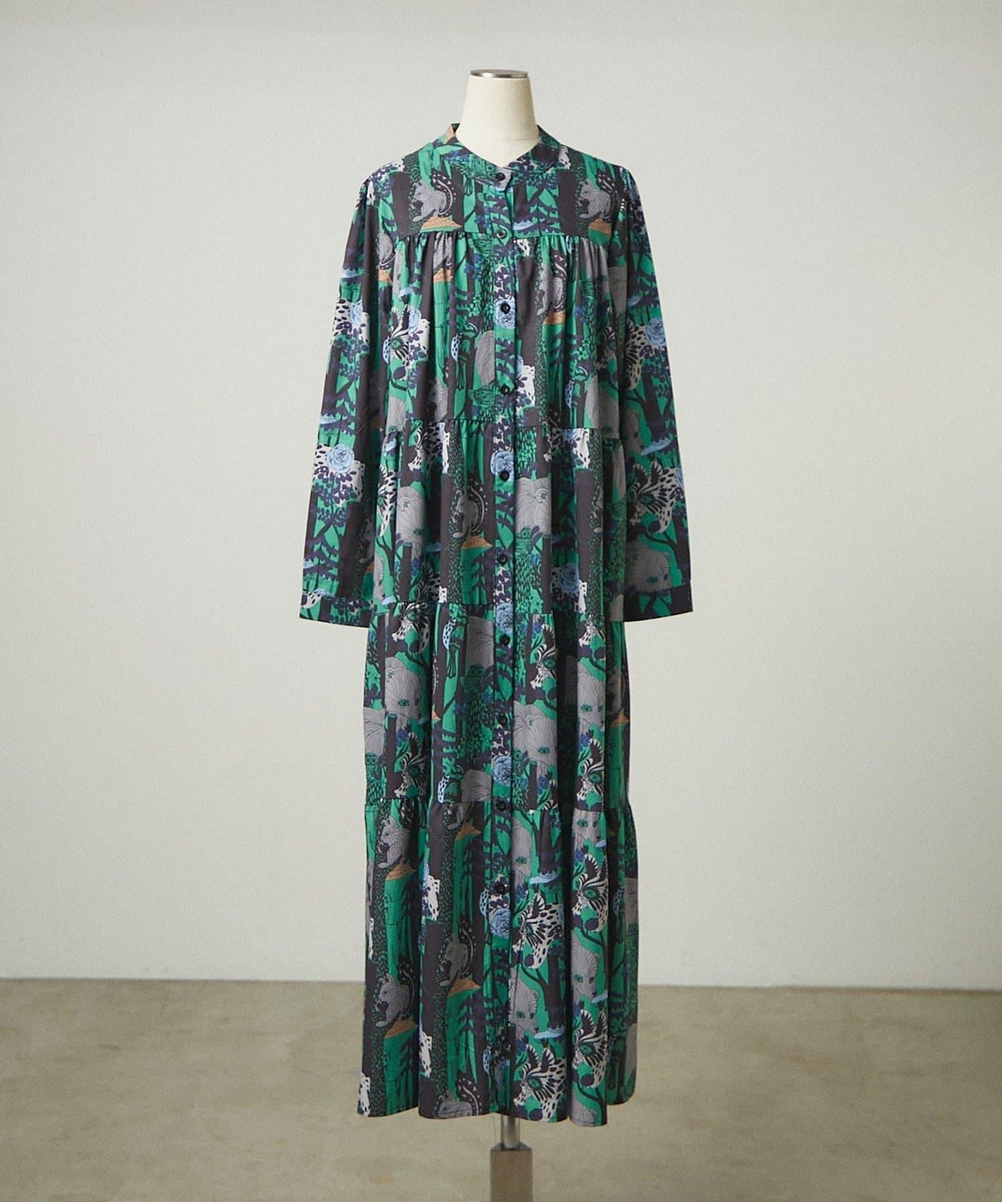 【NAO】【色有】多款圖案拼接層疊連衣裙