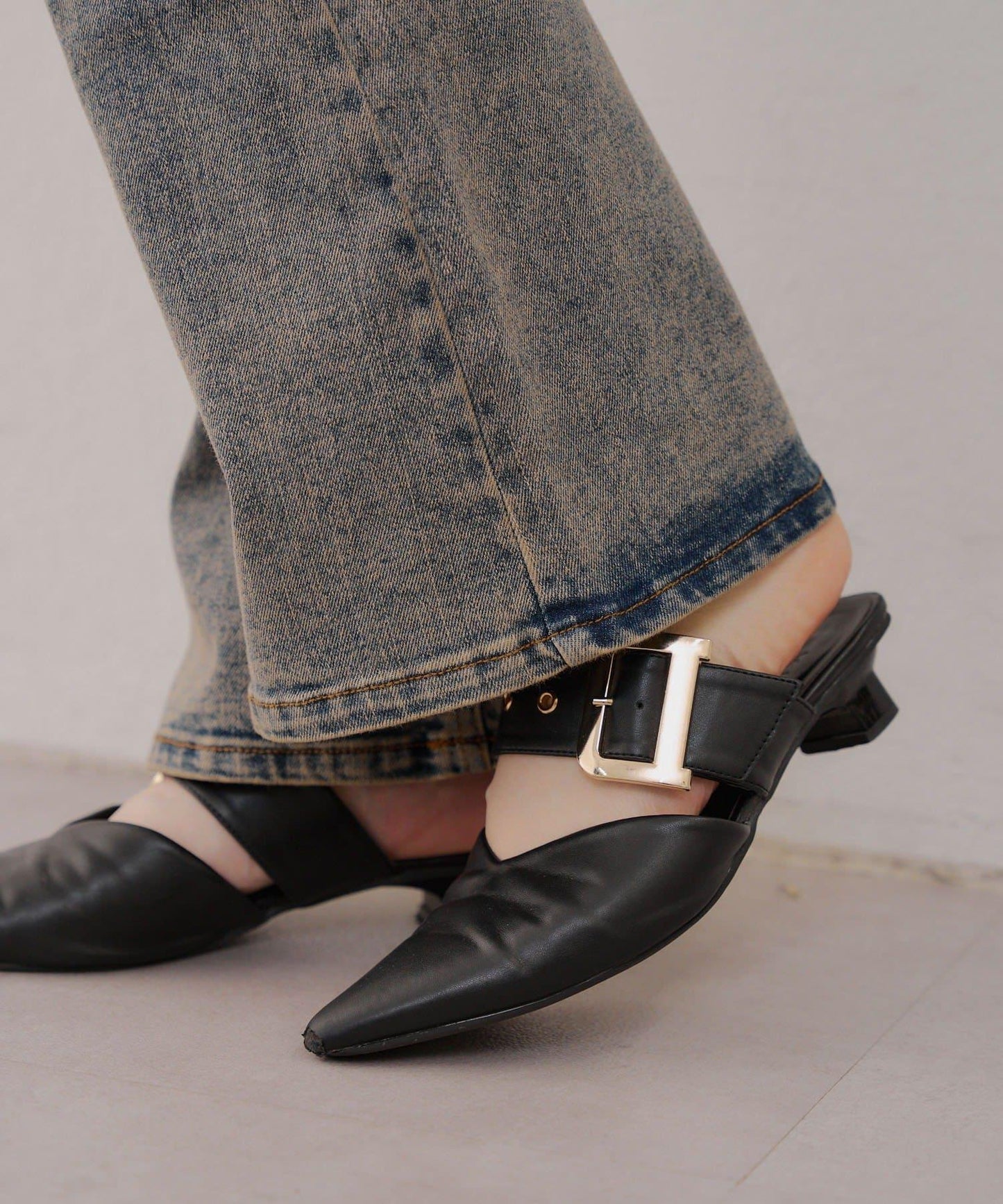 【有多種尺碼】牛仔喇叭褲