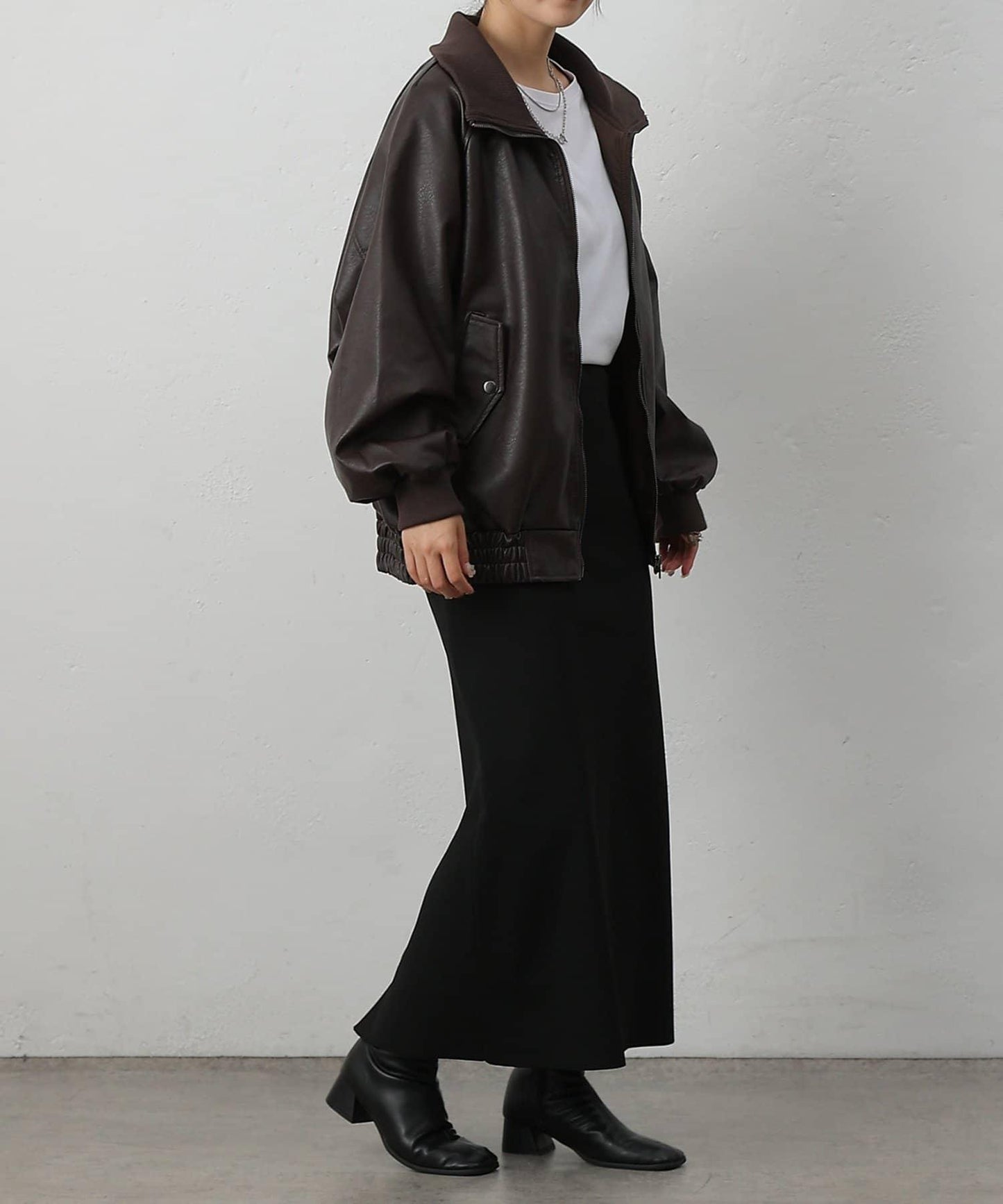 【AW】仿皮MA-1夾克