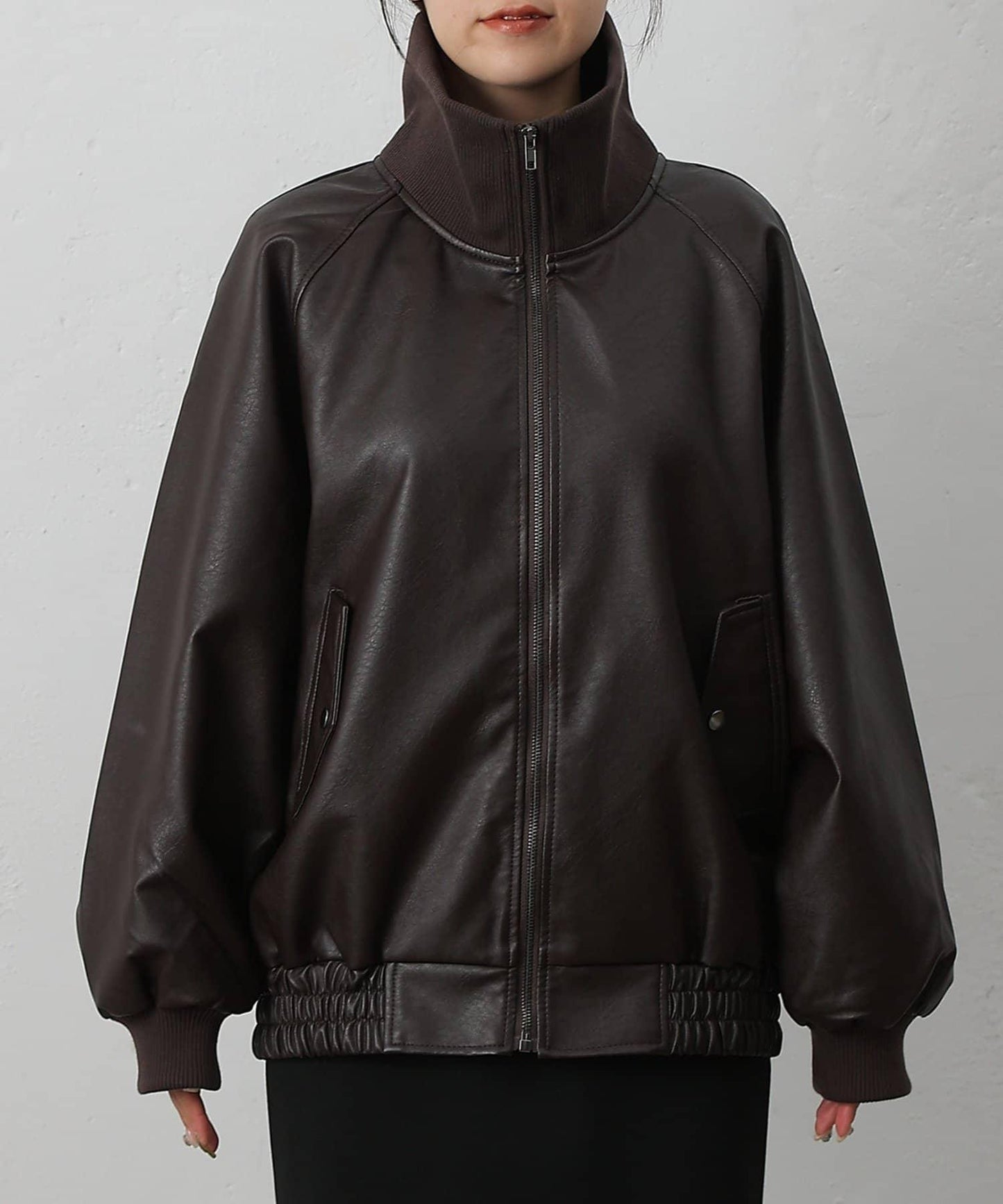 【AW】仿皮MA-1夾克
