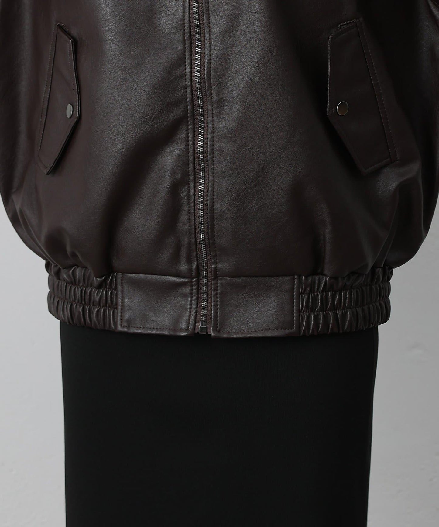 【AW】仿皮MA-1夾克