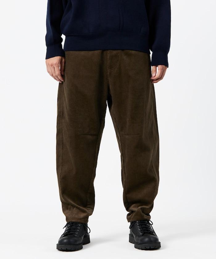 寬鬆版型 燈芯絨 弧形褲褲 / 錐形版型 【限定推出】