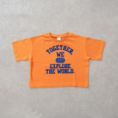 【純棉100%】學院風印花短袖T恤