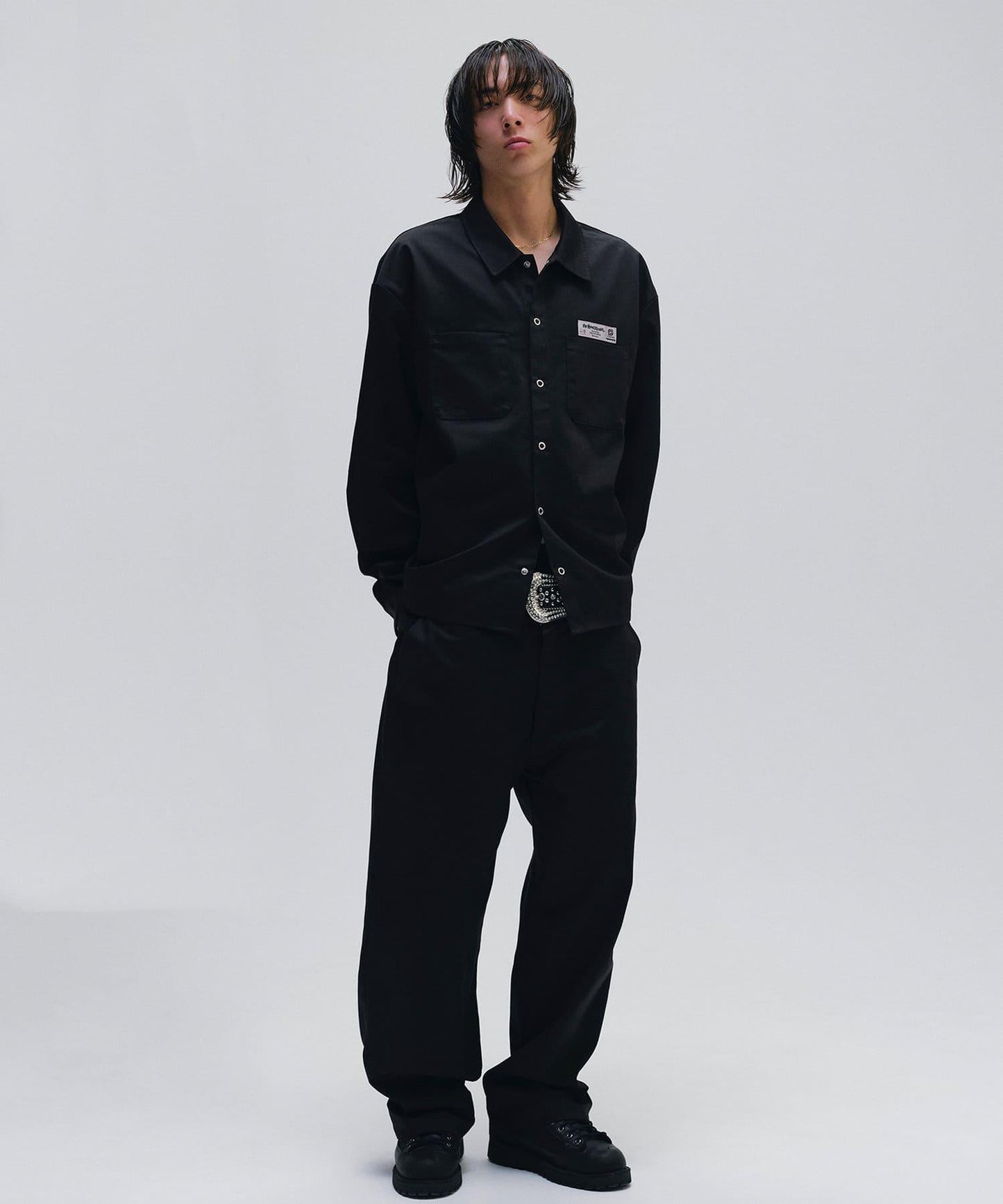 【WHO'S WHO gallery】【Sourcream】斜紋工裝長褲